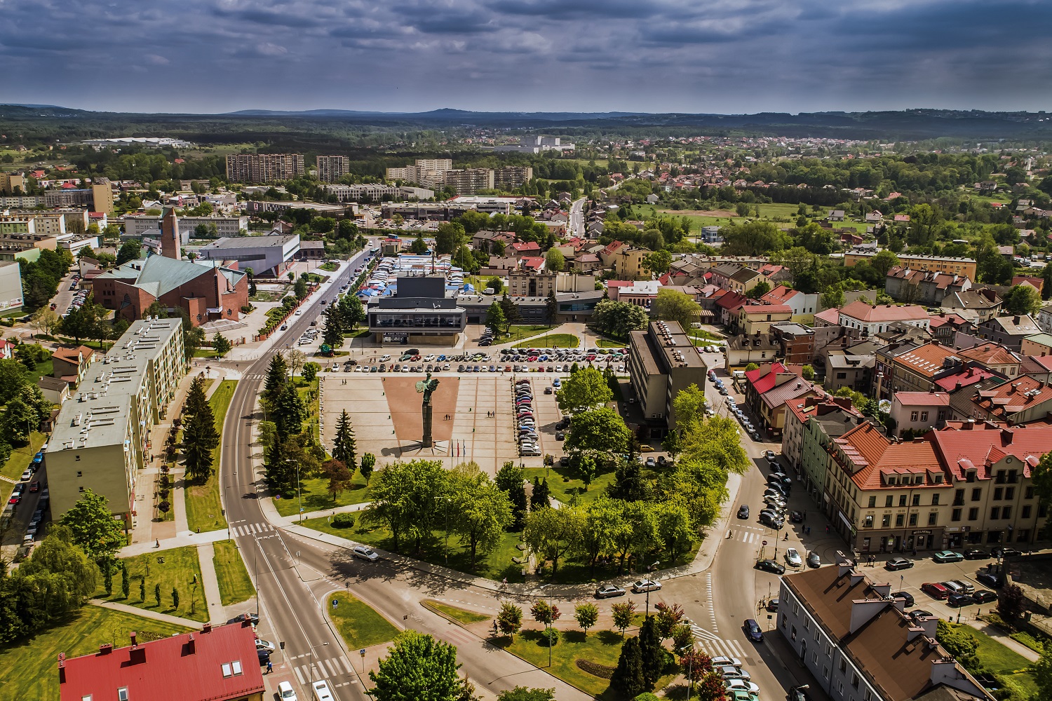 Chrzanów z lotu ptaka